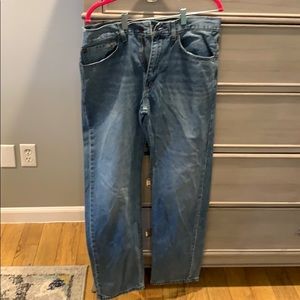 Mens Levi 505 Jeans 34x32 blue